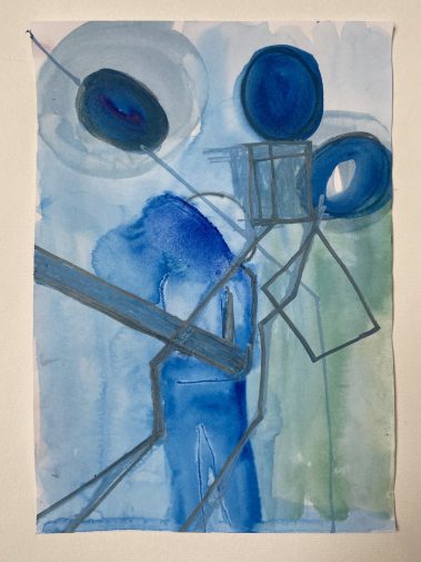 Mixed media on paper, 29 x 21 cm, 2020